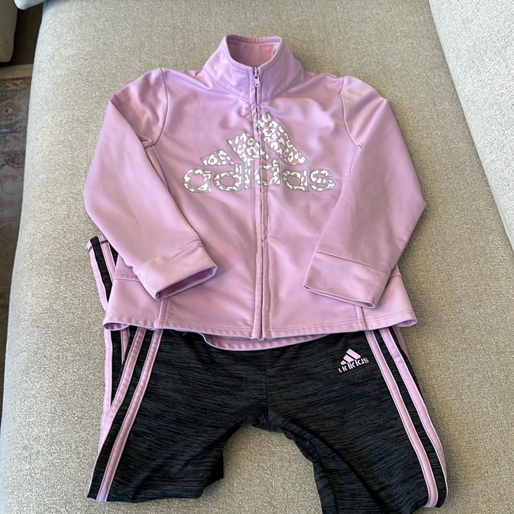 Girls Adidas track suit
